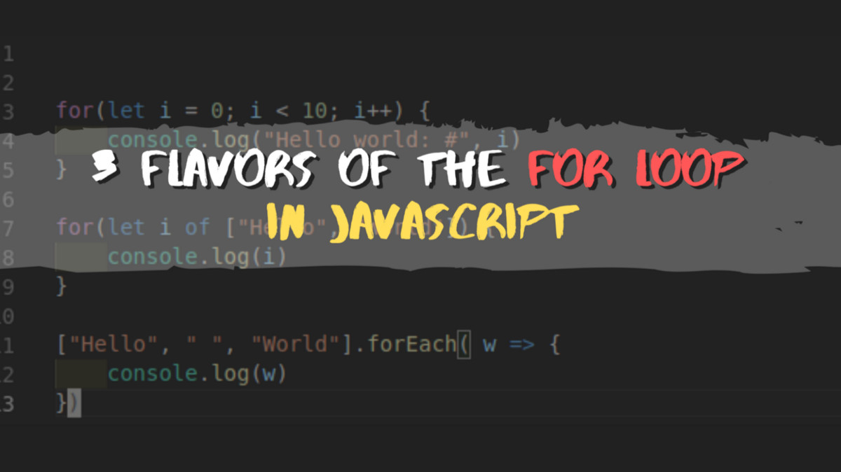 3 вида циклов for в JavaScript