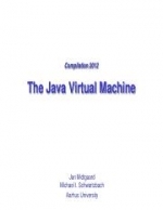 The Java Virtual Machine. Compilation 2012 by Jan Midtgaard Michael I. Schwartzbach