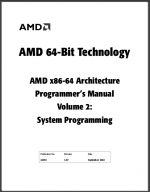 AMD x86-64 Architecture Programmer’s Manual Volume 2: System Programming